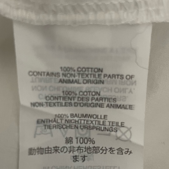 J. Crew White Cotton and Lace Blouse Size 00 - Picture 6 of 8